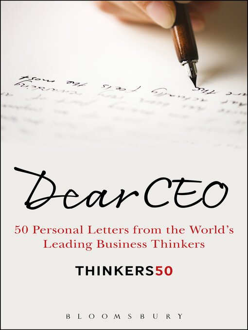 Title details for Dear CEO by Thinkers50 Limited - Available